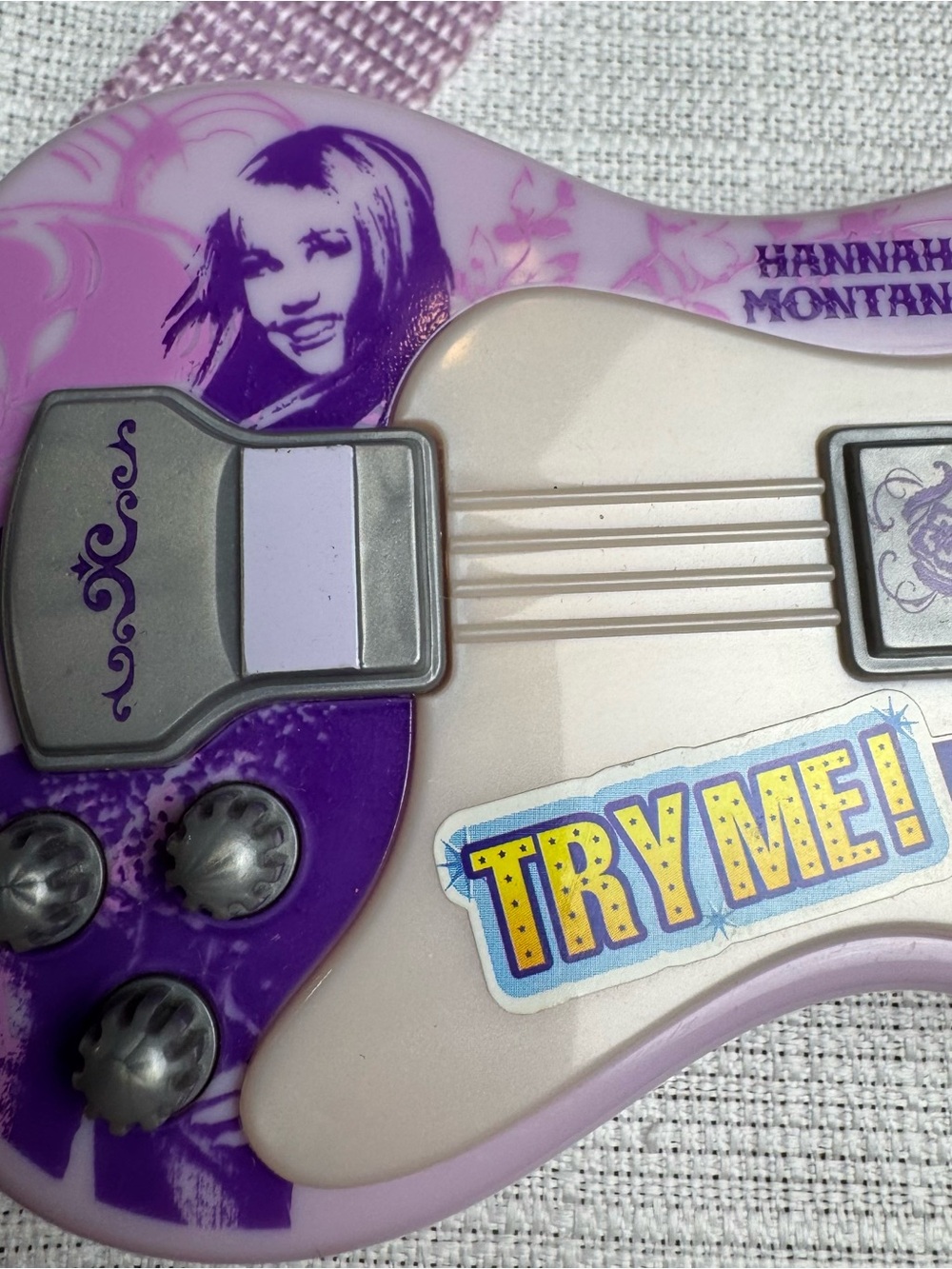 Build a Bear Workshop BABW Hannah Montana Toy Guitar 3 songs - Picture 11 of 15
